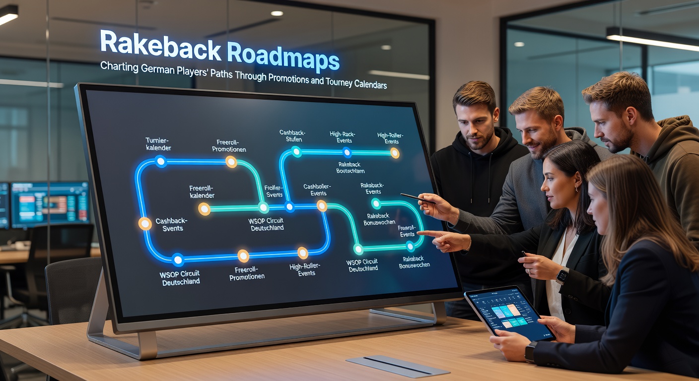 Beispiel einer detaillierten Turnier-Roadmap mit Rakeback-Punkten und Preispools